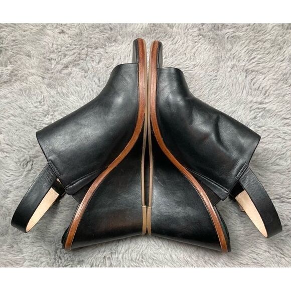 Kate spade Nilena black leather sling back wedge sandals - Picture 10 of 10